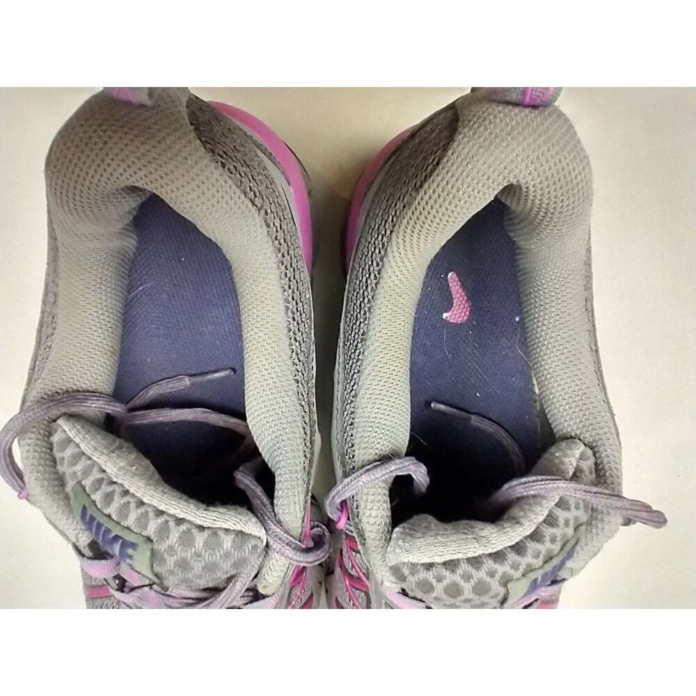 Nike Trail Ridge 2 Womens 10 Gray‎ Purple Hiking Outdoor Active 472687-003